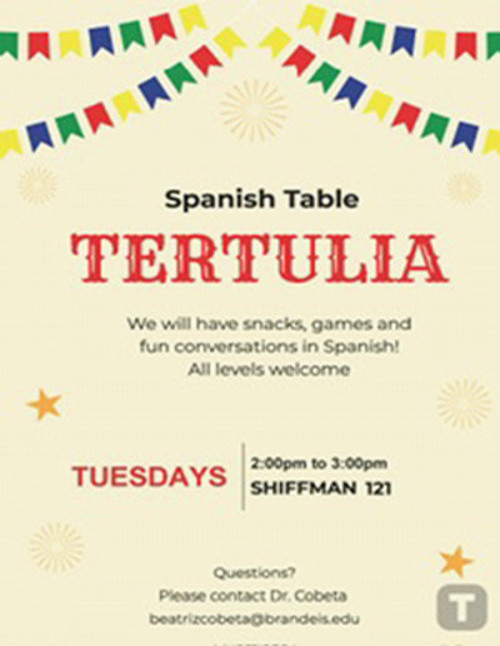 Spanish textulia poster