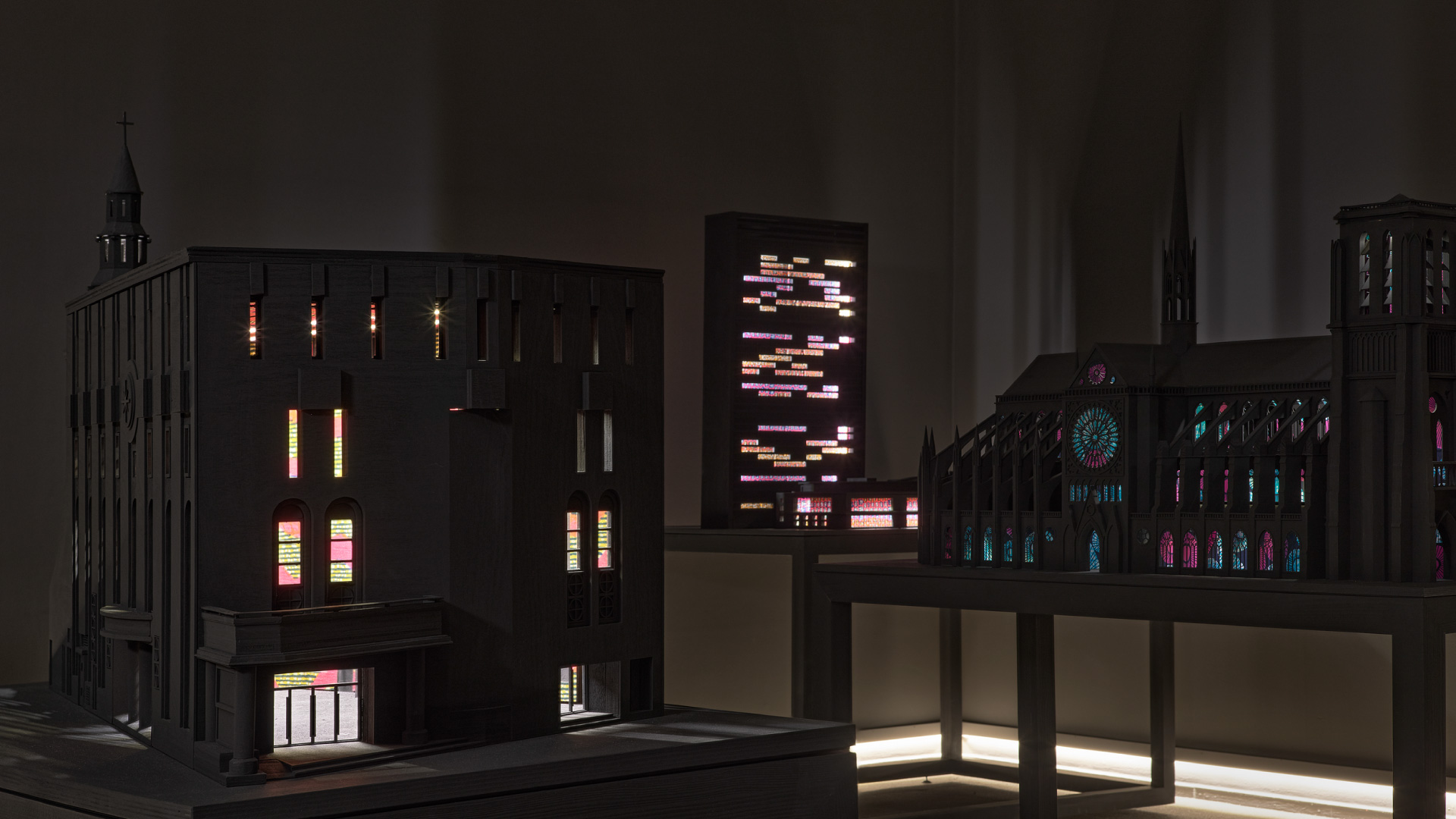 Installation view of "Sanctuary City."