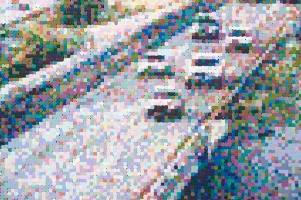 William Betts, I-10 at Mesa, El Paso, Texas, 7:01 PM, August 23, 2006 (detail)