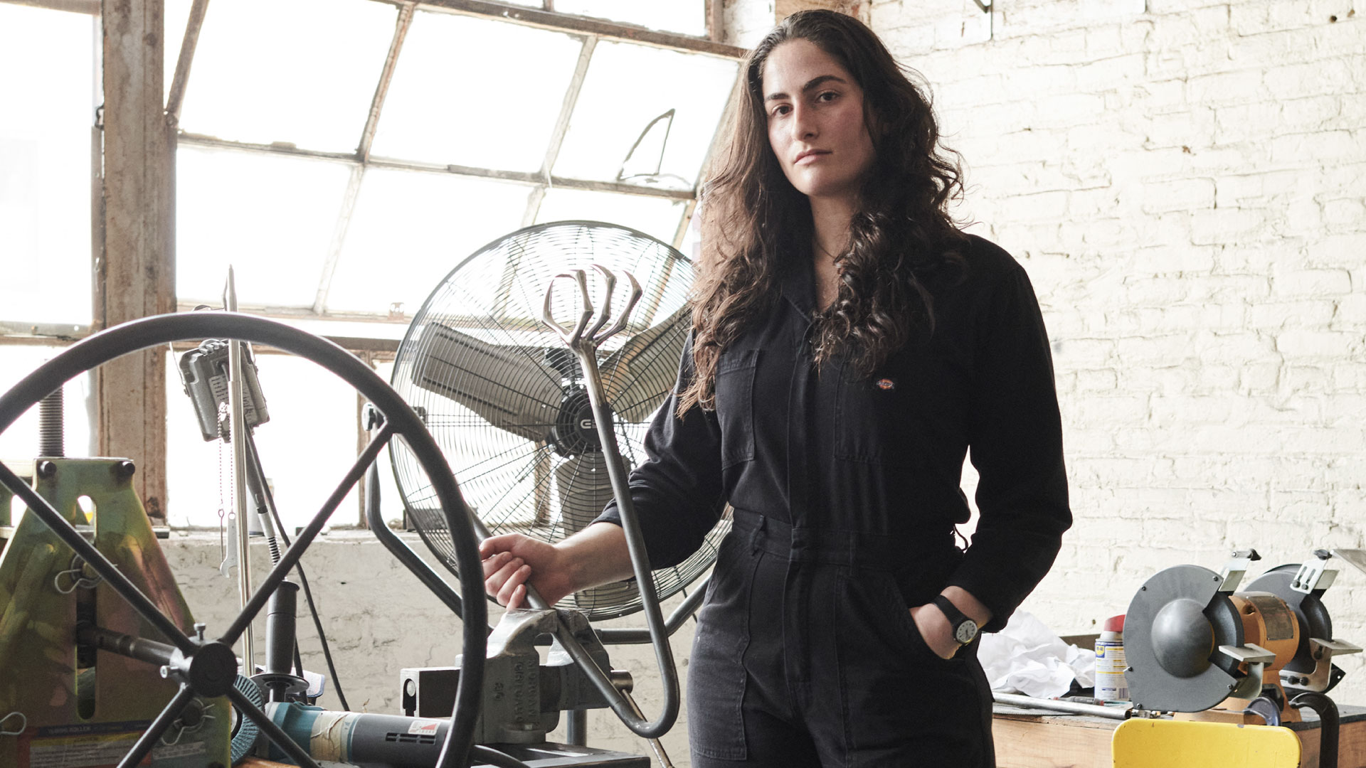 Hannah Levy in her studio.