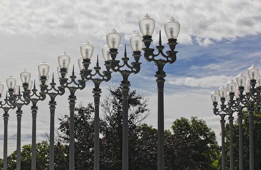 Chris Burden's Light of Reason sculpture