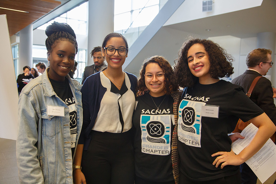 Group of Brandeis SACNAS attendees