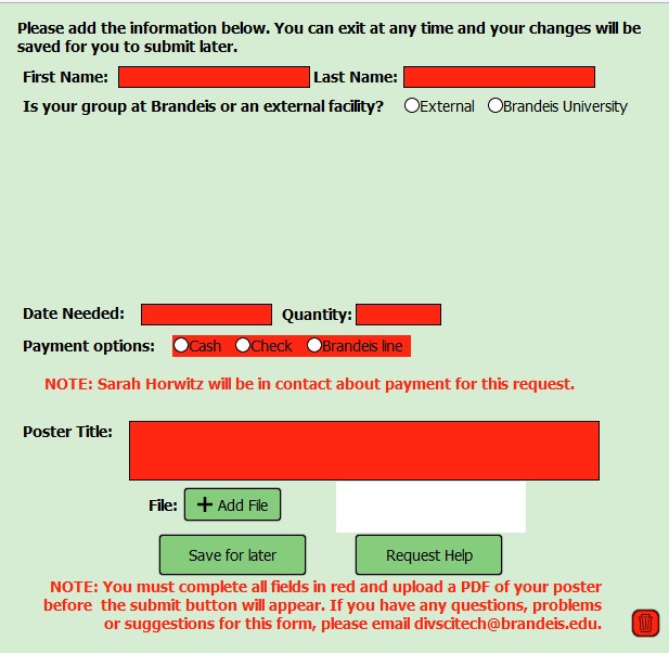 Poster Printing Instructions Quick Tips from CommLab Brandeis