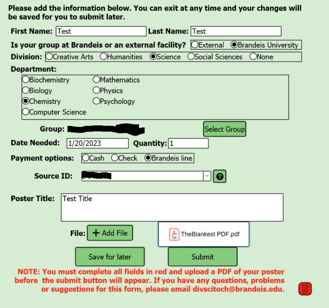 Poster Printing Instructions Quick Tips from CommLab Brandeis