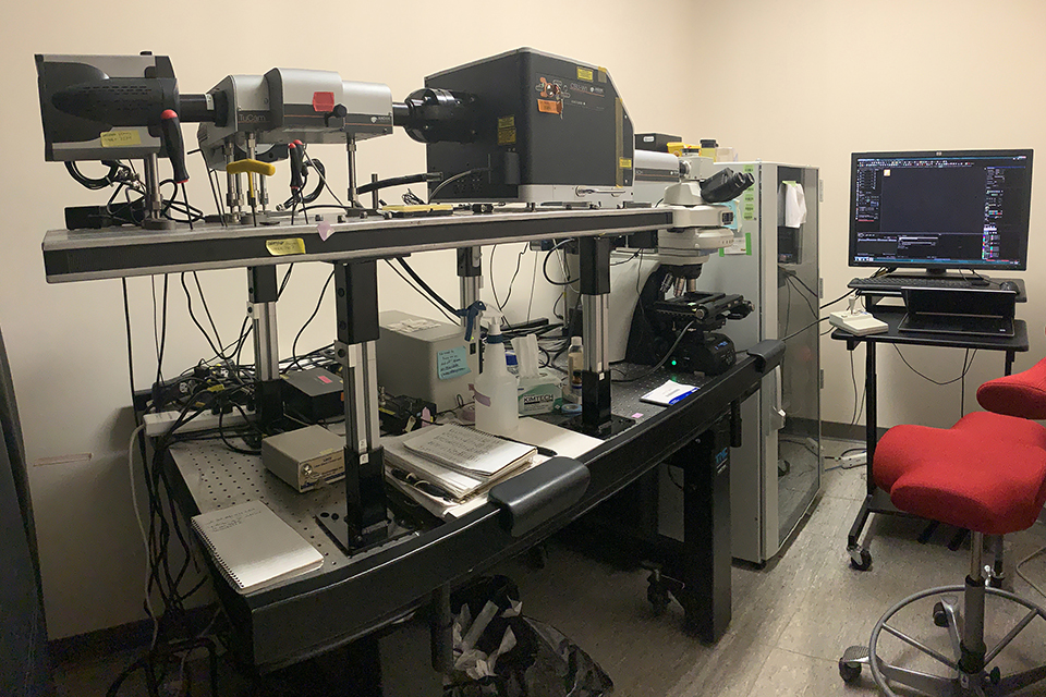 Andor equipment in Confocal lab