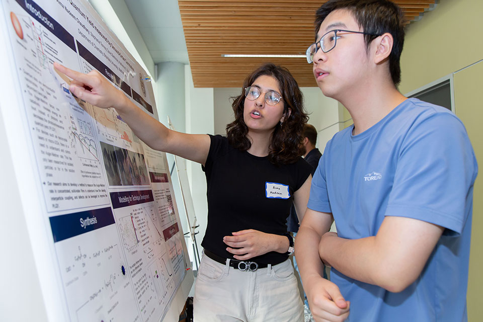 student showing poster1