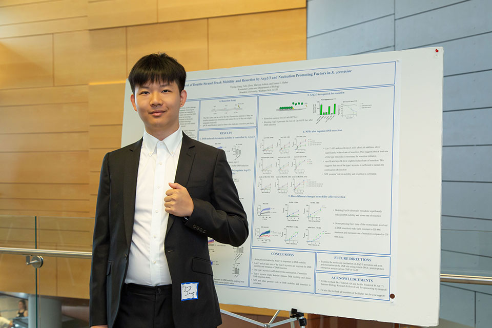 scifest student showing poster