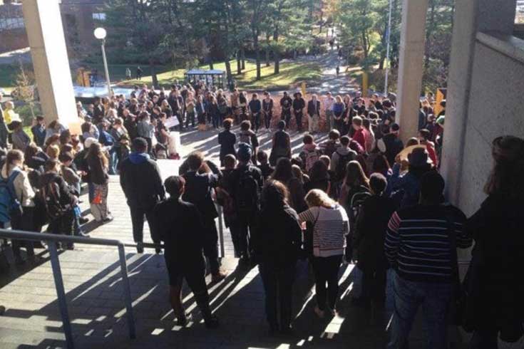 Ford Hall protesters