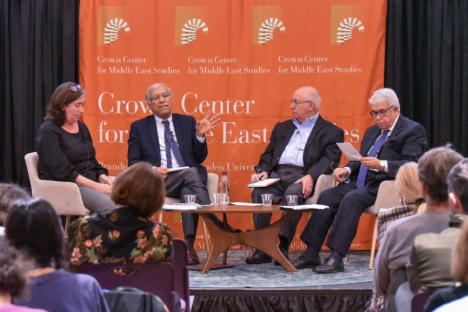 Panelists during the Crown Center event