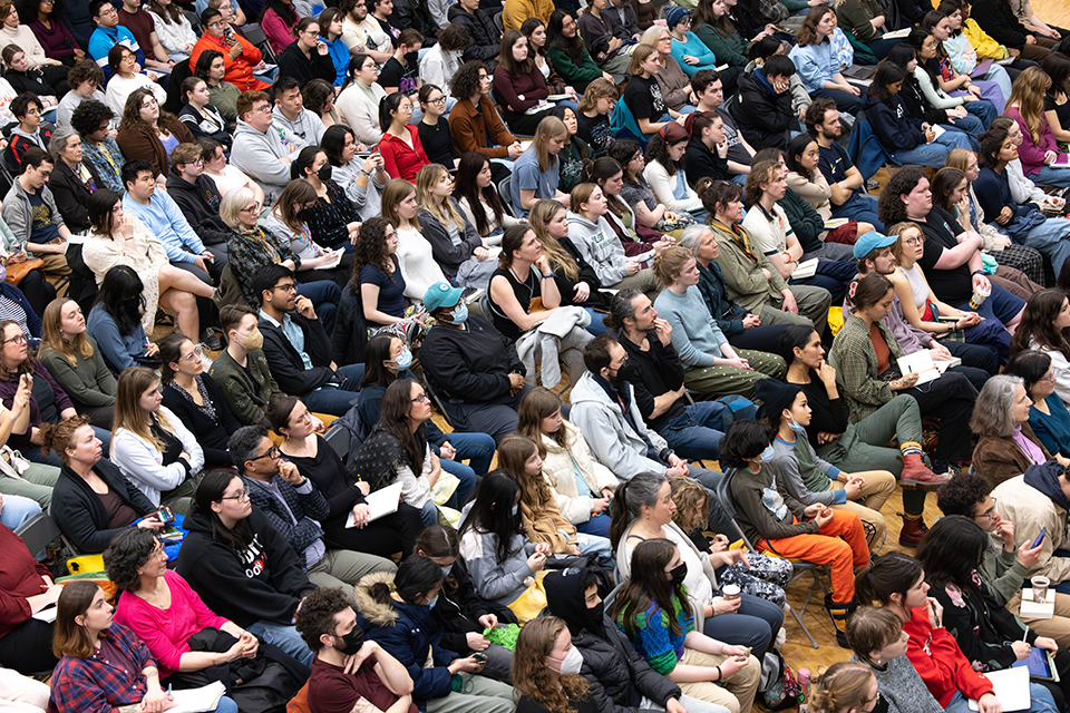 people in audience