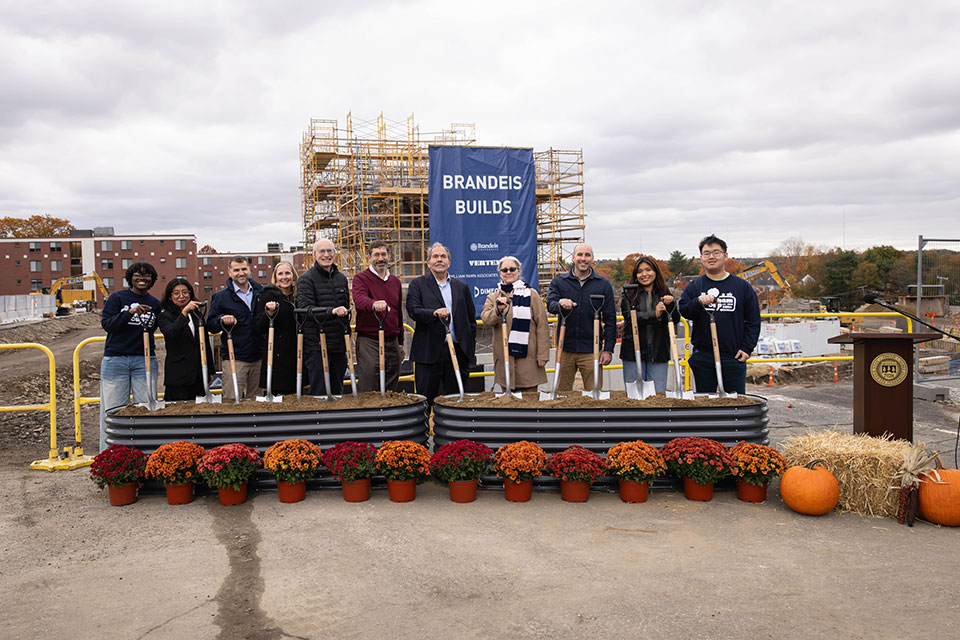 Group of people at groundbreaking