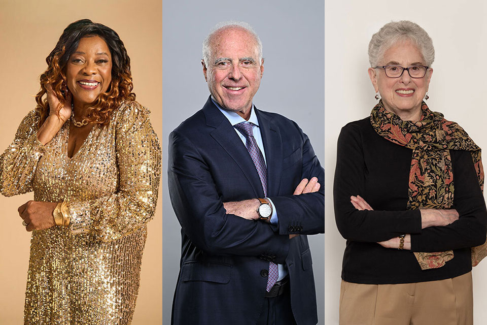 Loretta Devine, Jeffrey Lurie, Sharon Taube