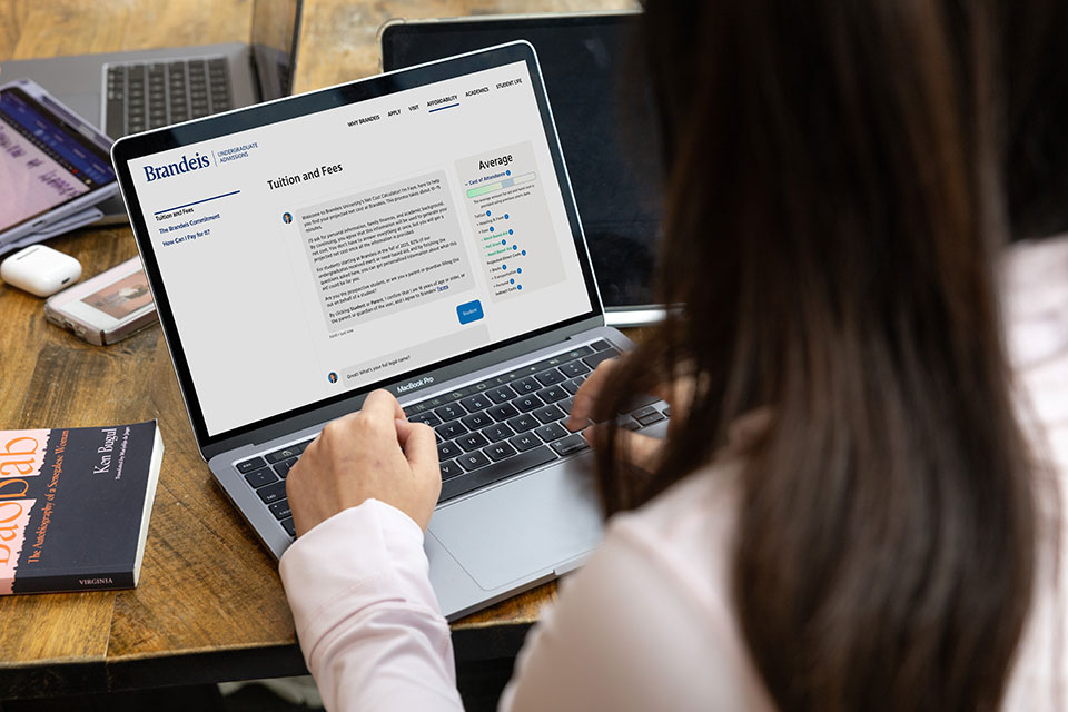 Woman at computer