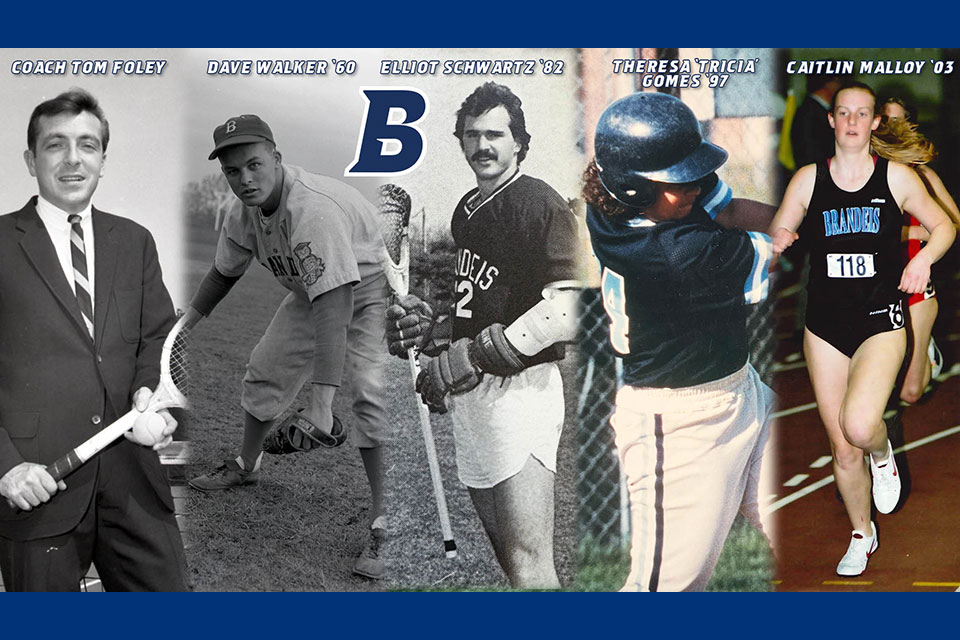 Hall of Fame inductees participating in their various sports.