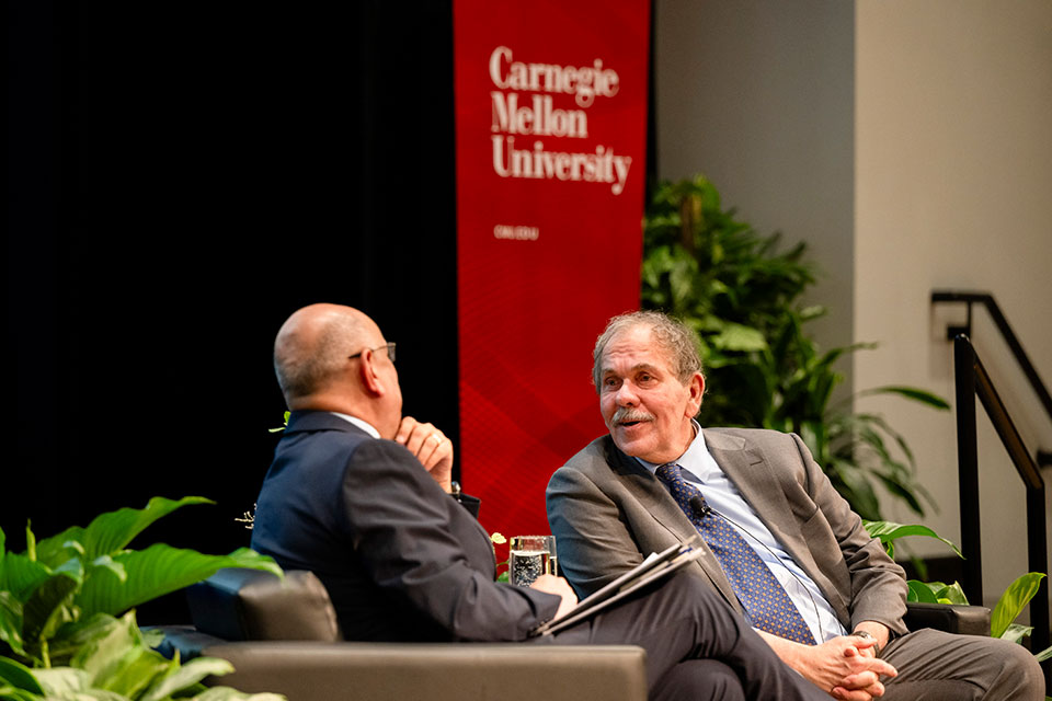 Arthur Levine sitting 