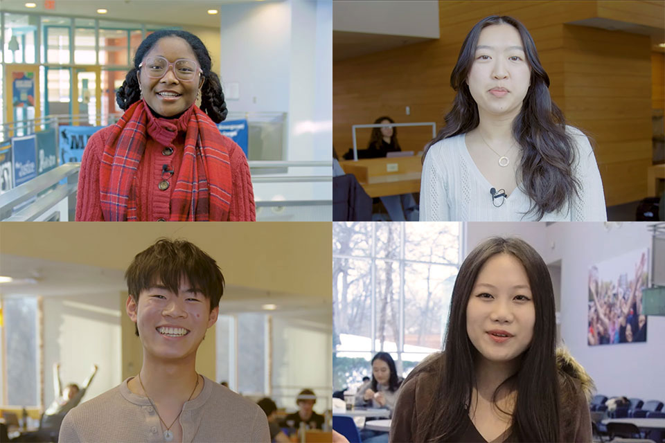 Niko A. ’29, Isabella C. ’26, Jason W. ’28, and Daphne L. ’29