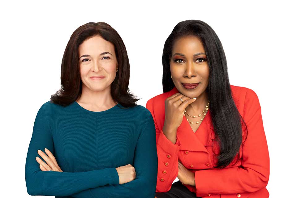 Sheryl Sandberg and Isabel Wilkerson 