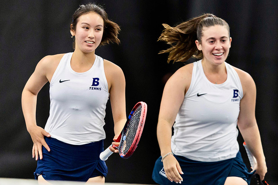 Two tennis players