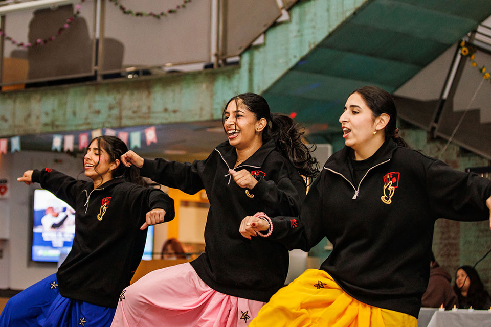 Students perform at Vaisakhi.