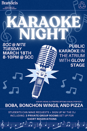 Karaoke night flyer