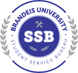 Brandeis University Student Service Bureau logo