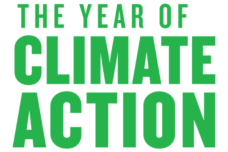text: the year of climate action