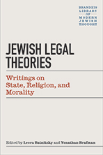 Cover of "Jewish Legal Theories: Writings on State, Religion, and Morality"