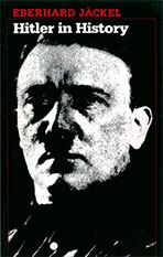 Hitler in History book cover with close up photo of Adolph Hitler