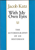 Cover of "With My Own Eyes: The Autobiography of an Historian"
