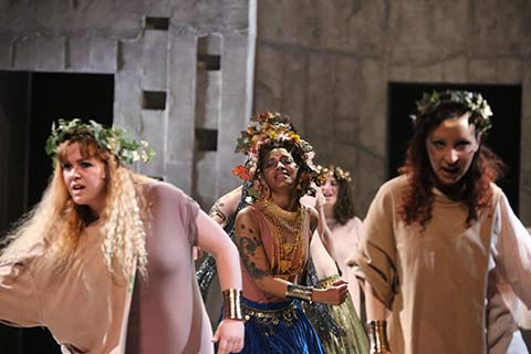 The Bacchae performers