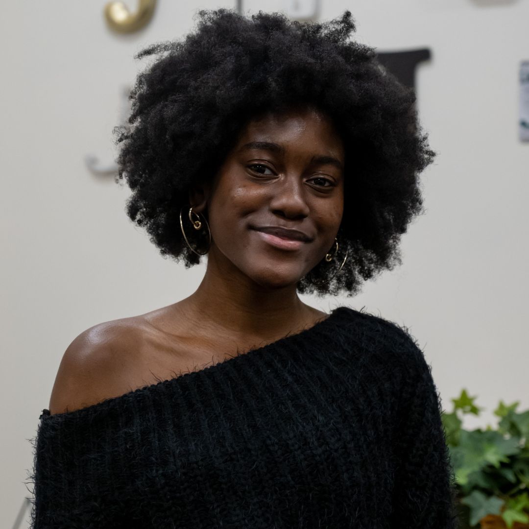 Lauryn Williams smiles for her headshot