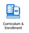 curriculum and enrollment icon
