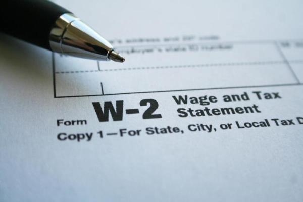 Image of a W-2 Form