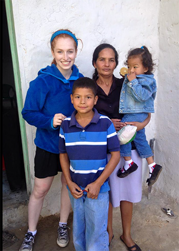 Malka Forman with honuran family