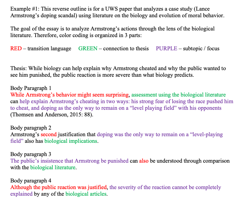 Color Coding Example 1