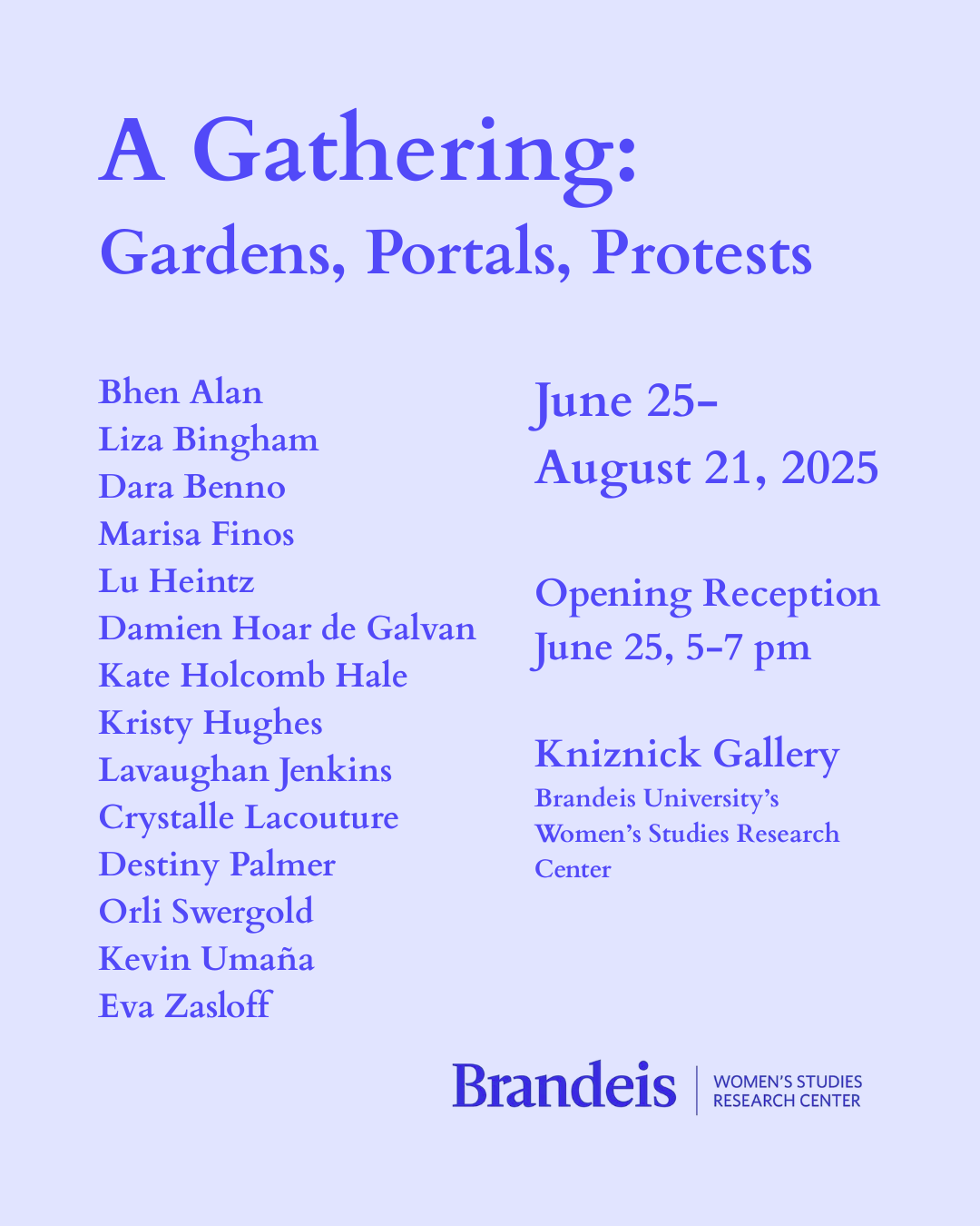An exhibition graphic featuring the details provided above.