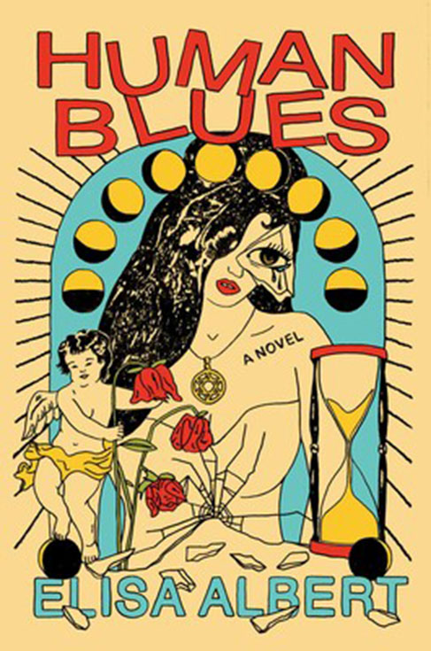 book cover of "Human Blues" novel