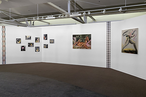 Installation view of Hellbent