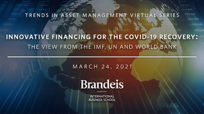 Innovative Financing for the COVID-19 Recovery: The View from the IMF, UN and World Bank