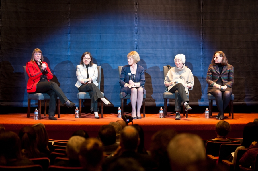 Five women spoke at the panel.
