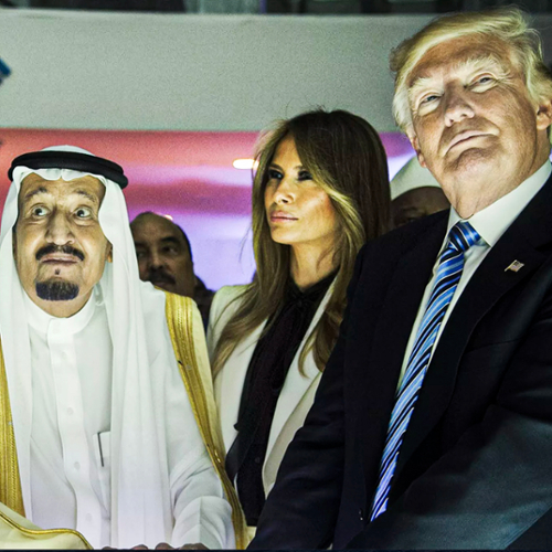 President Trump in Saudi Arabia in 2017.