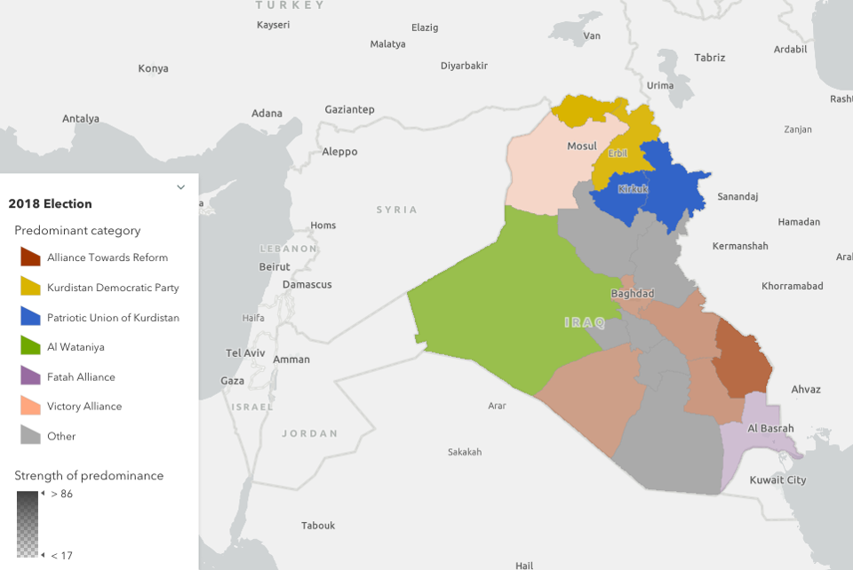 Map of Iraq