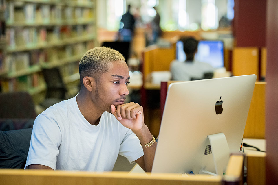 Guy at computer