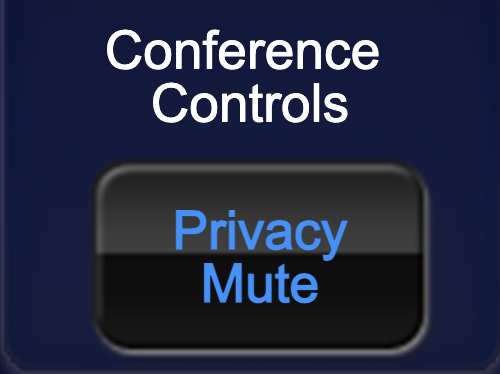 Privacy Mute button