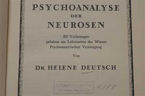Title page of a book.