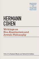 Book cover for title "Hermann Cohen: Writings on Neo-Kantianism and Jewish Philosophy"